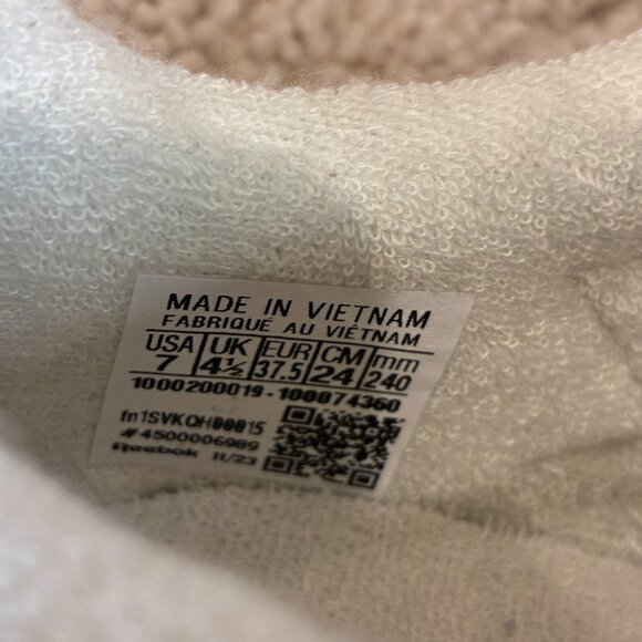 NWOT, Reebok White Brown Women's Sneaker Size 7 - Picture 14 of 14